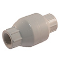 Low Pressure PVC (Poly Vinyl Chloride) Ball Check Valves