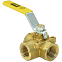 3-Way Brass Ball Valves